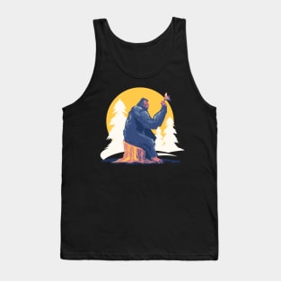 bigfoot butterfly Tank Top